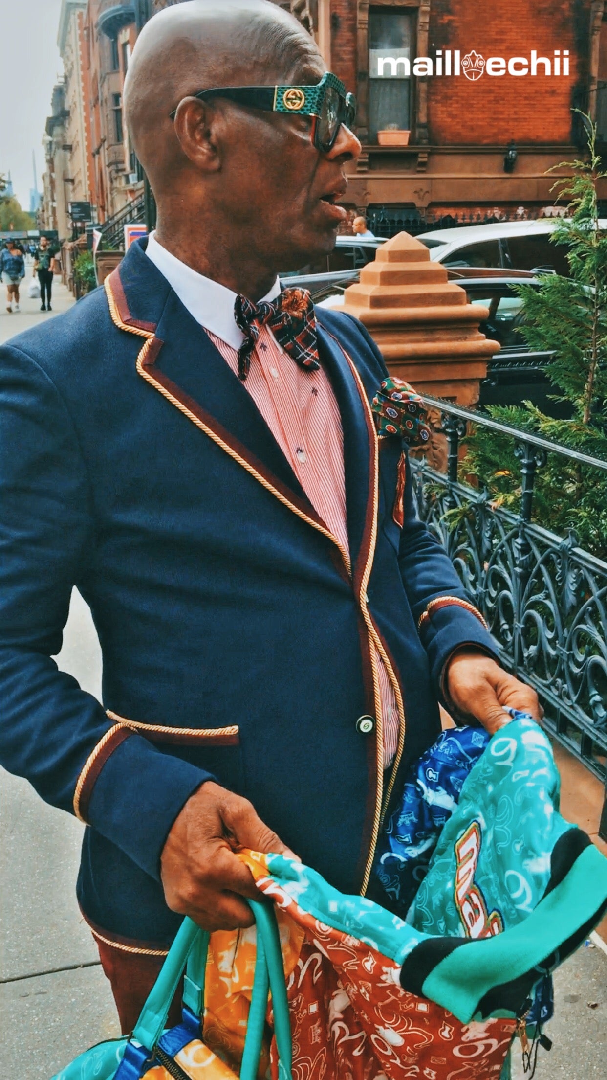 Made For Dapper Dan Harlem Jacket And Duffel Bag: Not For Resale
