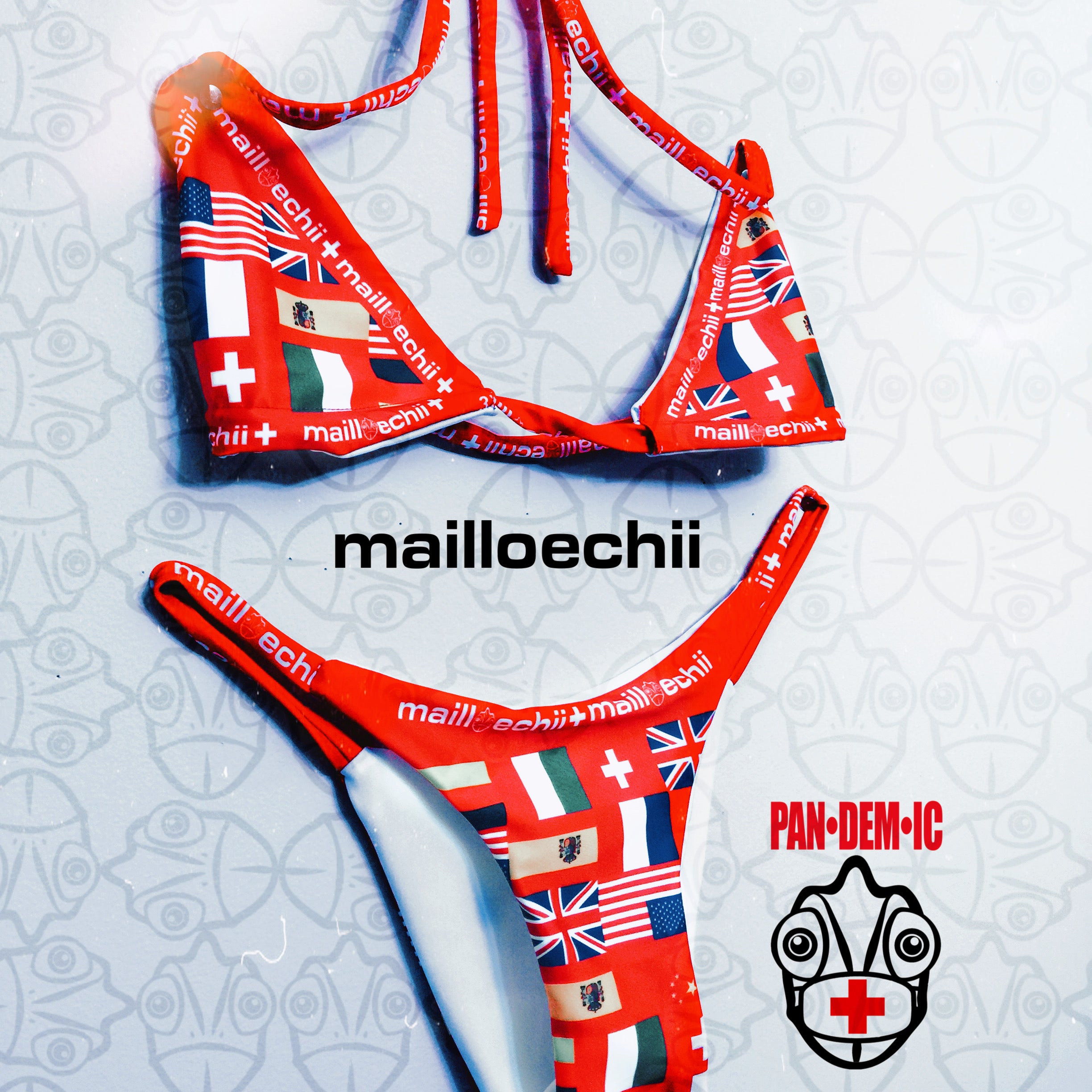 PANDEMIC Quarantine Swim Set By mailloechii