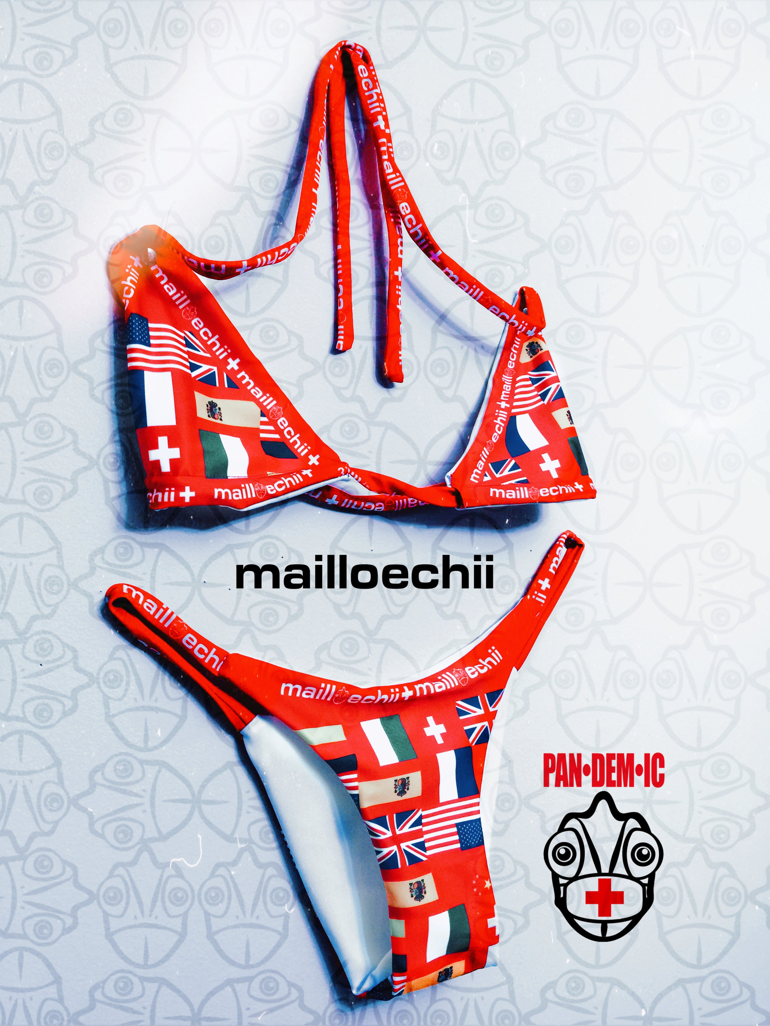PANDEMIC Quarantine Swim Set By mailloechii