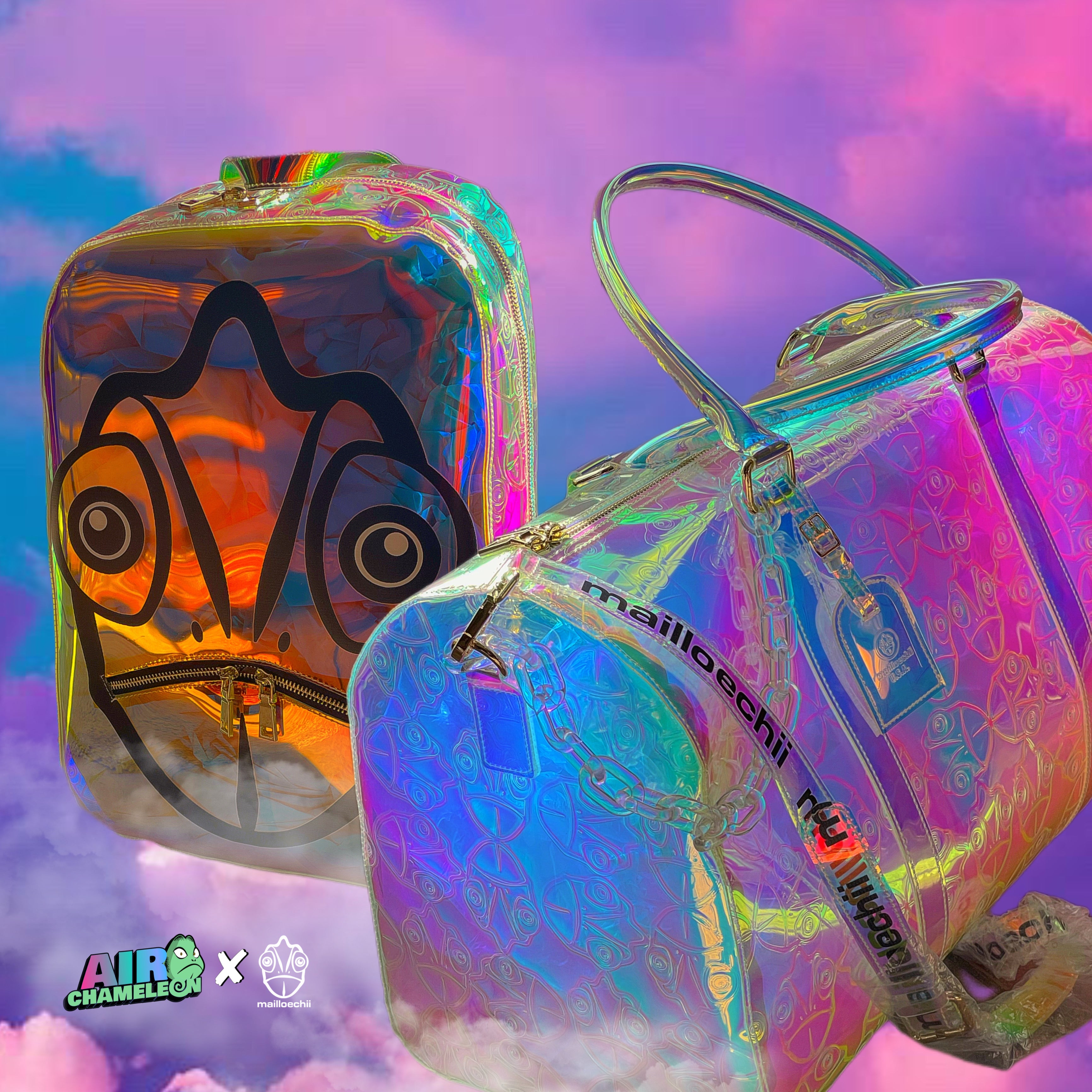 Iridescent Holographic Bags